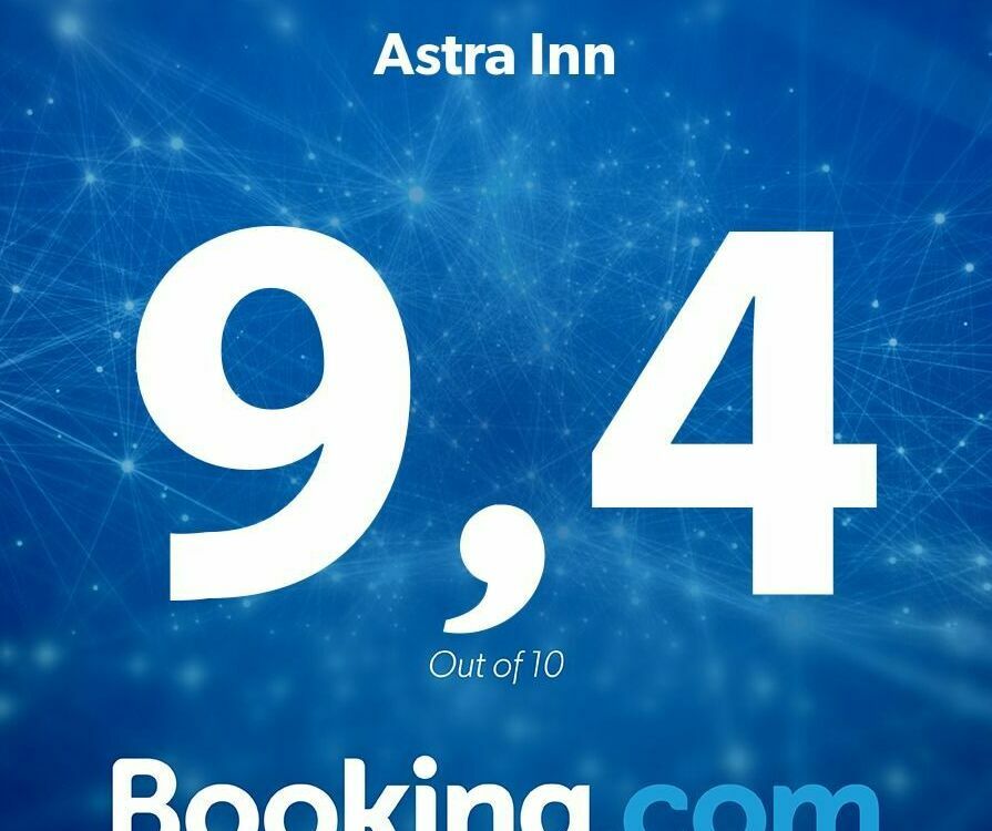 Победа мини-отеля "Astra Inn" в ежегодной премии Guest Review Awards от booking.com по итогам 2015 года